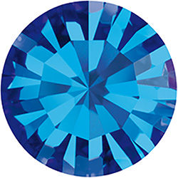 Preciosa Crystal Point Back MAXIMA Foiled Chaton - PP03 CAPRI BLUE