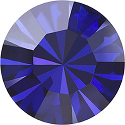 Preciosa Crystal Point Back MAXIMA ROYAL Foiled Chaton - SS29 DARK INDIGO