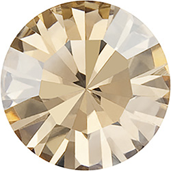 Preciosa Crystal Point Back MAXIMA Foiled Chaton - SS39 GOLDEN HONEY