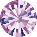 Preciosa Crystal Point Back MAXIMA Foiled Chaton - PP06 LT AMETHYST