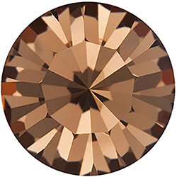 Preciosa Crystal Point Back MAXIMA Foiled Chaton - PP03 LT SMOKE TOPAZ
