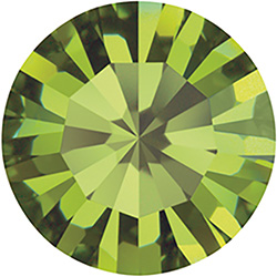 Preciosa Crystal Point Back MAXIMA Foiled Chaton - PP02 OLIVINE