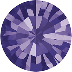Preciosa Crystal Point Back MAXIMA Foiled Chaton - PP14 PURPLE VELVET