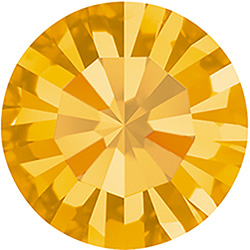 Preciosa Crystal Point Back MAXIMA Foiled Chaton - PP04 TOPAZ