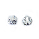 Crystal Stone in Metal Sew-On Setting - Rose Montee SS12 CRYSTAL-SILVER MAXIMA