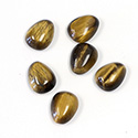 Gemstone Cabochon - Pear Antique 10x8MM TIGEREYE