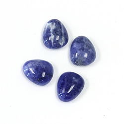 Gemstone Cabochon - Pear Antique 12x10MM SODALITE