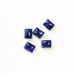 Gemstone Cabochon - Cushion 08.5x6.5MM SODALITE