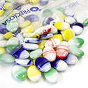 Czech Glass Bead Mix - Oval 16x11Mmm MULTI COLOR