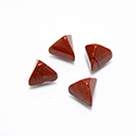 Gemstone Cabochon - Triangle Pyramid Top 08MM RED JASPER