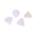 Gemstone Cabochon - Triangle Pyramid Top 08MM ROSE QUARTZ