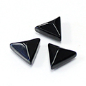 Gemstone Cabochon - Triangle Pyramid Top 12.4MM ONYX