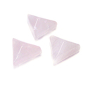 Gemstone Cabochon - Triangle Pyramid Top 12.4MM ROSE QUARTZ