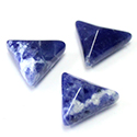 Gemstone Cabochon - Triangle Pyramid Top 15.8MM SODALITE