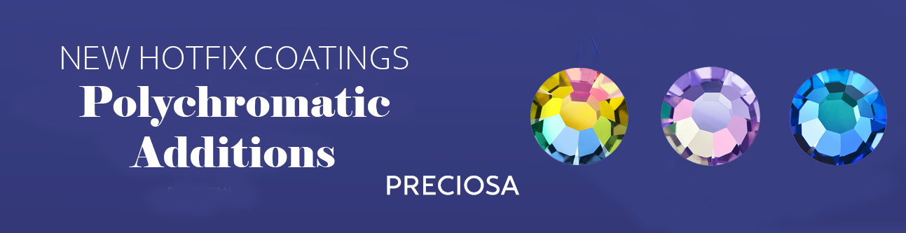 Preciosa Polychromatic Coatings in Hotfix