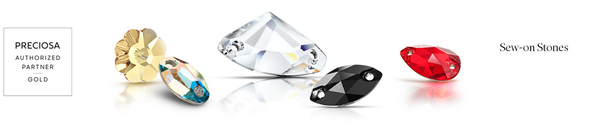 Preciosa Sew-On Stones and Stones in Settings