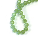 Gemstone Bead - Smooth Round 08MM DYED QUARTZ  Col. 07 AVENTURINE