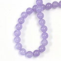 Gemstone Bead - Smooth Round 08MM DYED QUARTZ  Col. 16 PURPLE