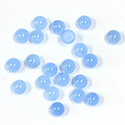 Gemstone Flat Back Cabochon - Round 04.5MM QUARTZ DYED #12 CALCEDON