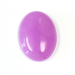 Gemstone Flat Back Cabochon - Oval 30x22MM QUARTZ DYED #A45 LT PURPLE