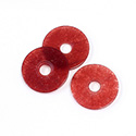 Gemstone Disc - Round Disc 21.7MM Dyed QUARTZ COL. 06 CORNELIAN