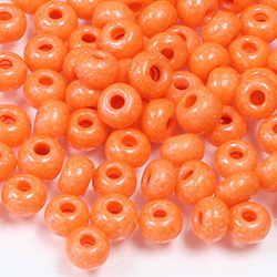 Preciosa Czech Glass Seed Bead - Round 05/0 ORANGE 93140