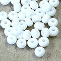 Preciosa Czech Glass Seed Bead - Round 05/0 CHALKWHITE 03050