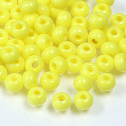 Preciosa Czech Glass Seed Bead - Round 06/0 Terra Intensive YELLOW 16A86
