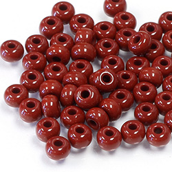 Preciosa Czech Glass Seed Bead - Round 06/0 BURGUNDY OPAQUE 93300