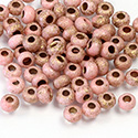 Preciosa Czech Glass Seed Bead - Round 06/0 ETCHED COPPER Z391B 
