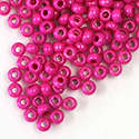 Preciosa Czech Glass Seed Bead - Round 08/0 Terra Intensive DARK PINK 16A26