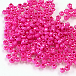 Preciosa Czech Glass Seed Bead - Round 10/0 Terra Intensive DARK PINK 16A26





