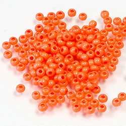 Preciosa Czech Glass Seed Bead - Round 10/0 Terra Intensive ORANGE 16A91
