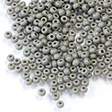 Preciosa Czech Glass Seed Bead - Round 10/0 GREY 43020