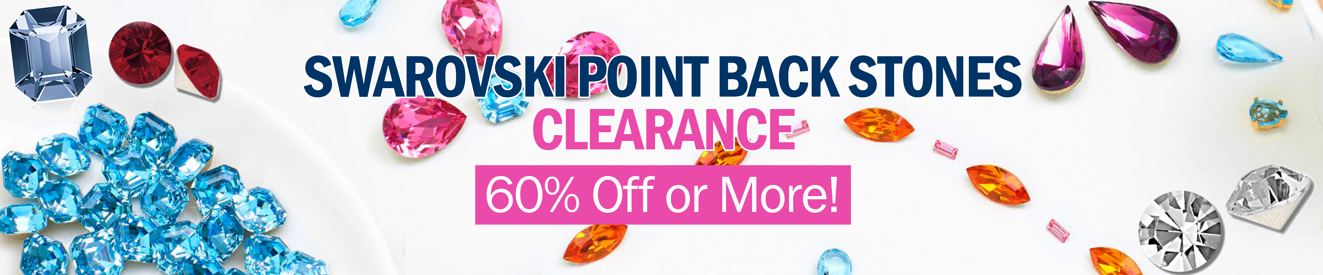 Swarovski Pointback Stones Clearance Sale