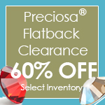 Preciosa Flatback Closeout