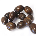 Wood Bead - Smooth Oval Large Hole 31x21MM ROBLES