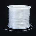 Stretch Elastic Cord WHITE on spools