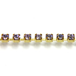 Preciosa Crystal Rhinestone Cup Chain - PP14 (SS6.5) VIOLET-RAW