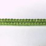 Czech Glass Fire Polish Bead - Round 03MM OLIVINE