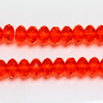 Czech Glass Fire Polish Bead - Rondelle Donut 07x4MM HYACINTH