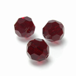 Preciosa Crystal Bead Regular Cut - Round 06MM SIAM RUBY