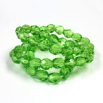 Glass Fire Polish Bead - Round 06MM PERIDOT