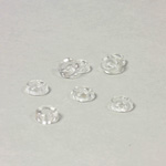 Czech Pressed Glass Ring - 06MM CRYSTAL