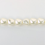 Czech Glass Pearl Bead - Potato 11x9.5MM WHITE 70401