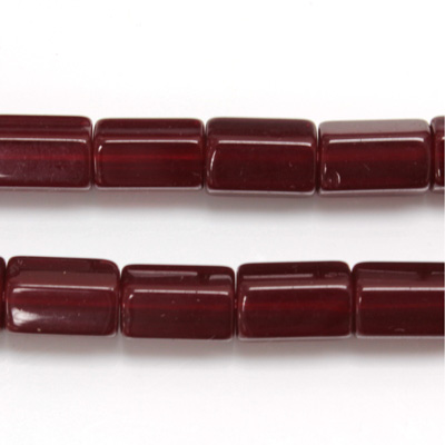 Czech Glass Fire Polished Bead - Atlas 12x8MM GARNET