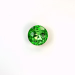 Glass Point Back Tin Table Cut (TTC) Foiled - Round 48SS PERIDOT