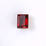 Glass Point Back Foiled Tin Table Cut (TTC) Stone - Cushion 10x8MM RUBY