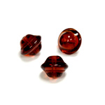 Czech Pressed Glass Bead - Saturn 10x12MM MADEIRA TOPAZ