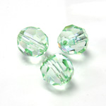 Preciosa Crystal Bead Regular Cut - Round 04MM LT GREEN